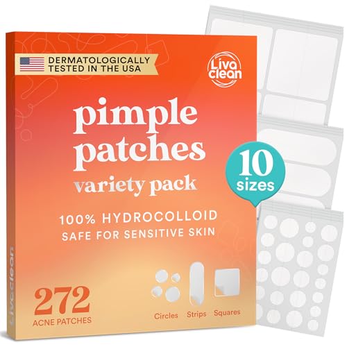 272CT Pimple Patches by Livaclean — Hydrocolloid Variety Pack