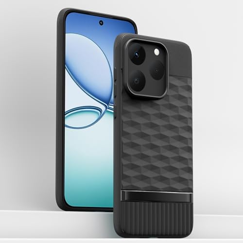 Image of Outlouders Back Cover for Realme 15T 5G / Realme Narzo 90 5G | Full Camera Protection | TPU Soft Flexible Shockproof Bumper Case (Black)