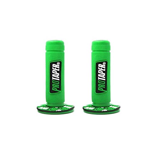 Motorcycle Handlebar Grips 7/8" 22mm Pro Dirt Pit Bike Grips Universal for Yamaha Honda Kawasaki BMW Suzuki(Green)
