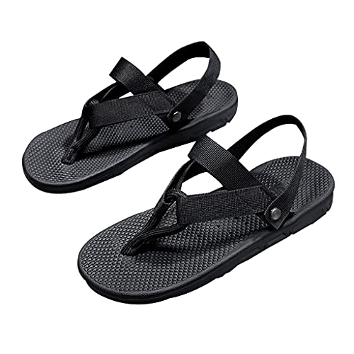 Flip Flop Sandals for Men Casual Summer Shower Slippers Non Slip, Men's Non-Slip Gym Pool Dorm Water Sandals Flip Flops, Fashion Dual-Purpose Beach Shoes Casual Shoes Light Weight
