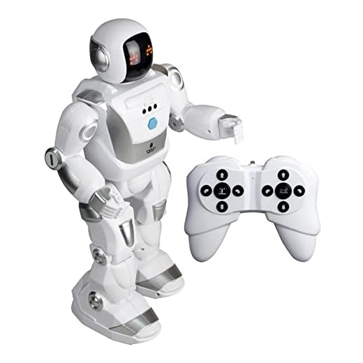 GILOBABY RC Roboter Spielzeug , Ferngesteuertes Autos Spielzeug , Fahrzeuge des Lernens und der Ausbildungs Technik, Ferngesteuertes Roboter mit Lichtern/Ton , Geschenke für Kinder 3 4 5 6 7 8 Jahre 6 YCOO 88071 Programm A BOT X by Silverlit, Ferngesteuerter Roboter, programmierbar, Ton- und Lichteffekte, Bewegungssensoren, multidirektionale Steuerung, Reichweite 1m, 40 cm, weiß, ab 5 Jahren