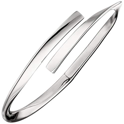 Jobo Damen-Armsreif offen aus 925 Sterling Silber Offen oval 19 cm