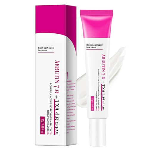 Alpha Arbutin Crème Visage Face,Arbutin 7%,Creme Eclaircissante Peau Noir Puissant,