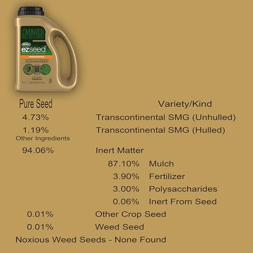 Image of Scotts EZ Seed Patch & Repair Bermudagrass, 3.75 lbs. | Combination Mulch, Bermudagrass Seed and Fertilizer for Repairing Bare Spots, Lawn Patch Repair, Covers Up To 85 Sq. Ft.