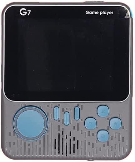 G7 Ultra-thin Mini Retro Handheld Portable Game Console 3.5-Inch Color Screen Built-In 666 Game Player Without joy stick Best Gifts for kids.(Gray)