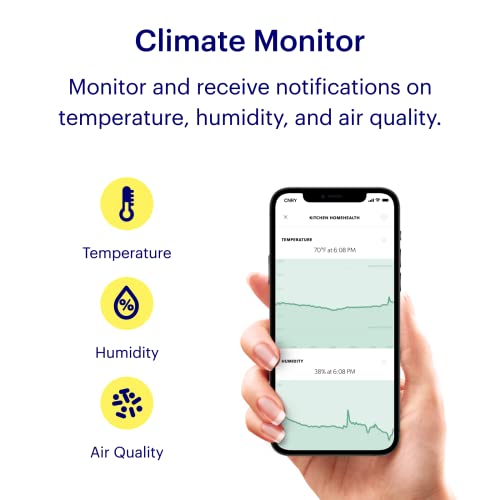 Canary Pro Indoor Home Security Camera with Climate Monitor | 90 dB Siren, 1080p HD, Two-Way Talk, Motion Alert, Works with Alexa, Google Assistant, Baby Monitor, WiFi IP