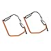 RAD Sportz Kayak Storage Hooks - Set of 2 Wall-Mounted Hangers with 125lbs Capacity for Kayaks, Surfboards, Paddleboards, or Snowboards (Orange)