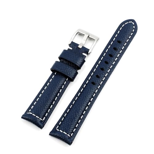 Correa de reloj de cuero duradera para sustituir pulseras desgastadas de 20mm