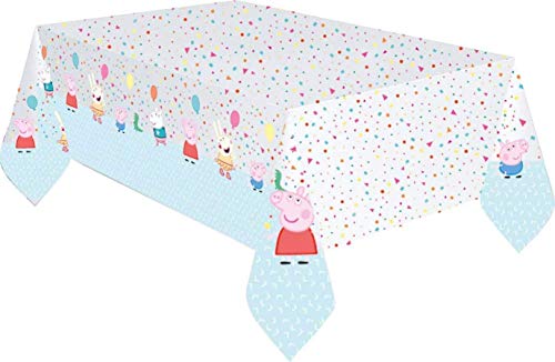 Peppa Pig Confetti Party Plastic Table Cover - 54