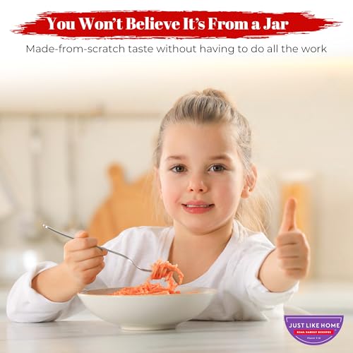 Just Like Home Kitchen Recipes 300605 Just Like Home Premium Pasta Sauce 25Oz - Chicago-Style Bolognese - Versatile & Socially Responsible Meat Sauce - Homemade Taste thumb #4