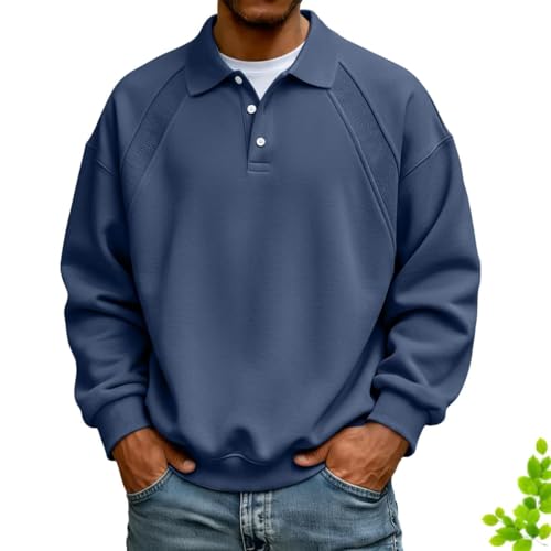 Pull décontracté en coton pour homme de qualité supérieure à manches longues