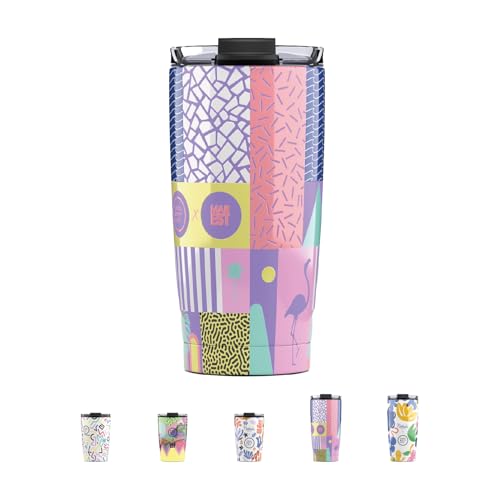 Cool Bottles - Termo Café, Vaso Térmico de Acero Inoxidable, Taza de Café - Bebidas Frías 10 horas y Calientes 5 horas - Tapa Hermética, Libre de BPA - René, 550 ml