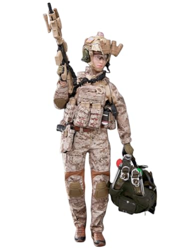 Figurine d'assaut féminine miniature M017, modèle 1:6 haute précision