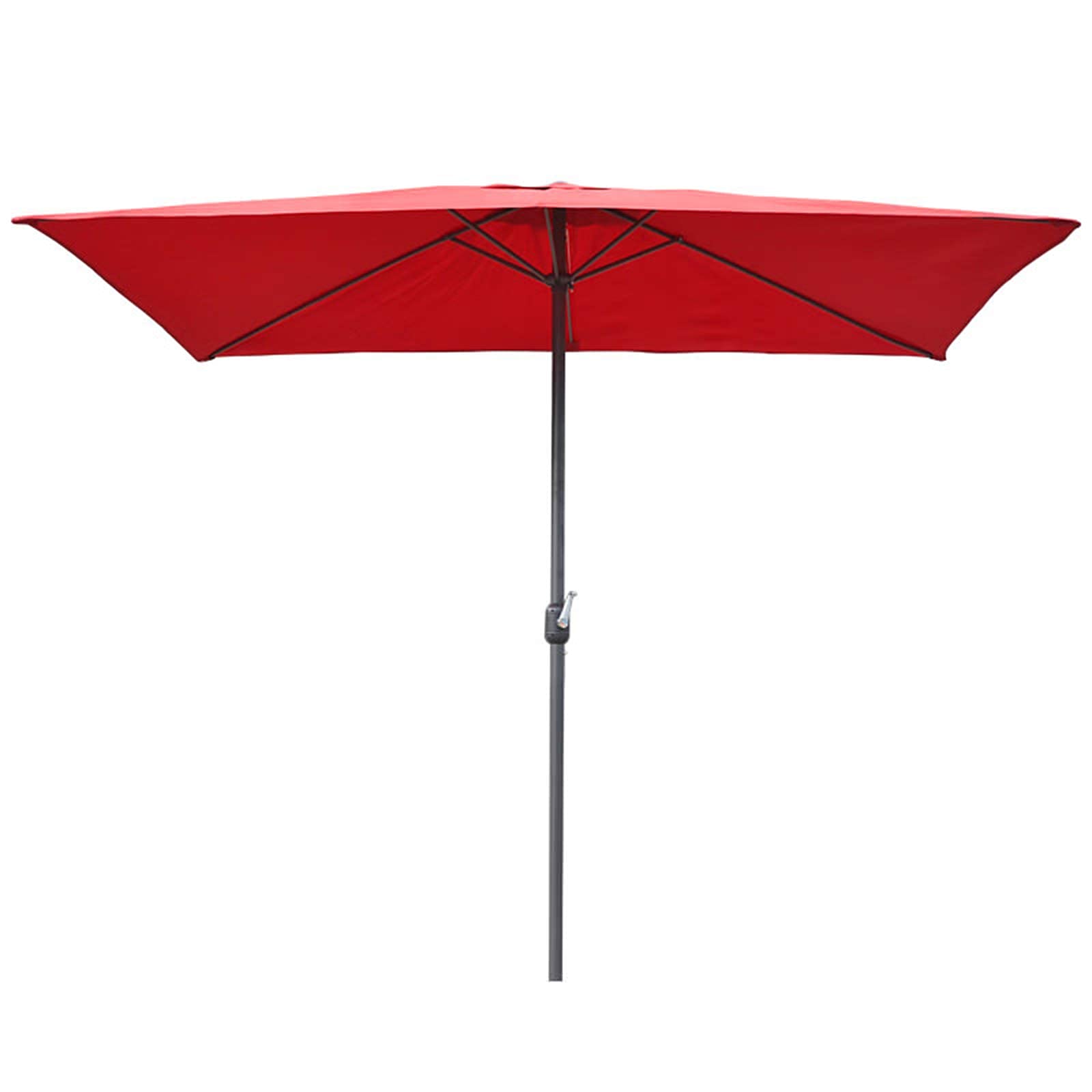 Parasols Garden Rectangular Parasol Umbrella, Tilting Mechanism, for Outdoor, Courtyard, Terrace,Khaki Outdoor umbrellas