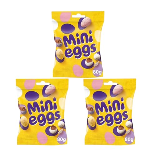 Easter Mini Eggs Chocolate Hamper - Sweet Gift of 3 x 80g Milk Chocolate Mini Eggs.