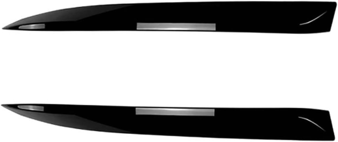 For BMW X6 E71 2008-2014 Glossy Black Trunk Lid Window Rear Side Wing Spoiler ABS Plastic Modification Car Body Kit Rear Trunk Spoiler(Glossy Black)