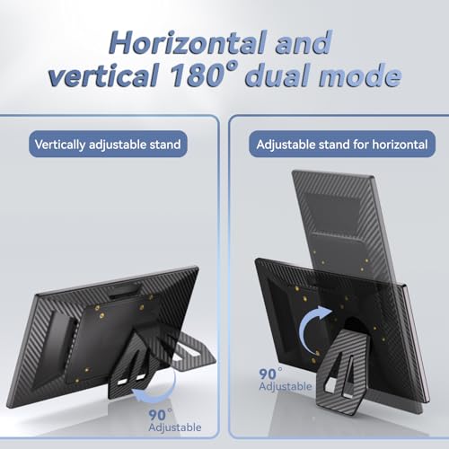 Image of APILDELLA 12.1 inch Laptop Monitor Extender,Portable Monitor for Laptop USB C HDMI, Plug-Play Monitor Extender for Mac(M1 /M2 /M3 Chips), PC, Xbox, PS,Windows,