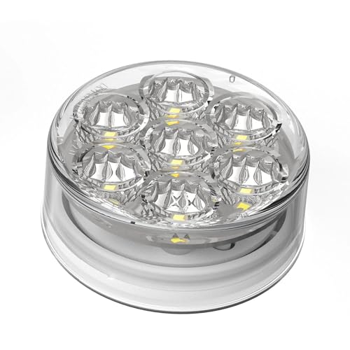 Luces LED duales Fortpro 2 1/2" rojo y ámbar miniatura 3
