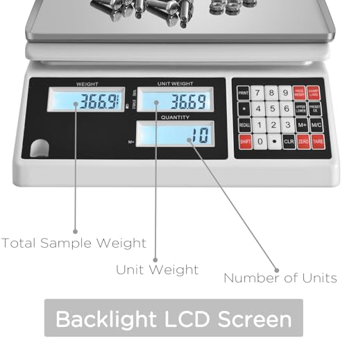 Báscula Contadora Industrial Digital 10kg Precisión 0.1g miniatura 5