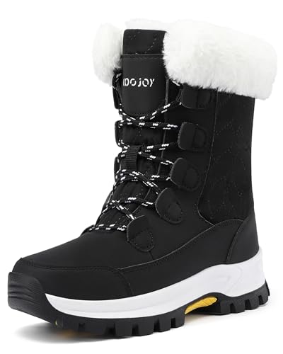 COOJOY Womens Winter Snow Boots