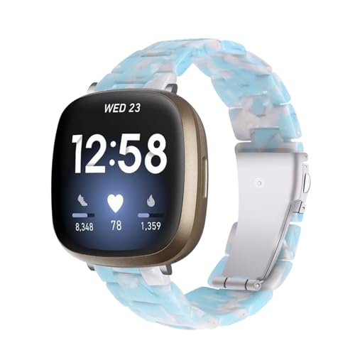 �t�@�b�V���������o���h�R���p�`�u�� Fitbit Versa 3/sense/versa 4/sense2,�j�����p�����p�r���v�o���h �X�|�[�c�p�ʋC���X�g���b�v�R���p�`�u��versa