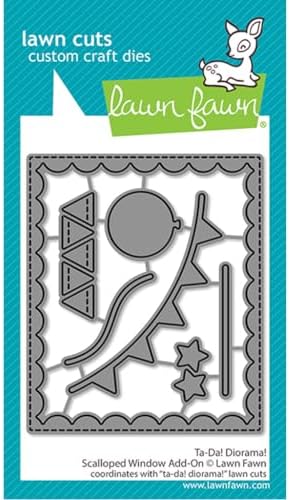Lawn Fawn LF3729 Ta-Da! Diorama! Scalloped Window Add-On Stand-Alone image 4