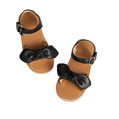 Image of ESTINE Toddler /Little Kid Girls Bow Open Toe Flat Evening Dress Sandals