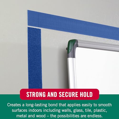 VELCRO Brand Colors | Blue Sticky Back Tape | 10ft Roll with Adhesive, Cut Strips to Length | Mount Classroom Décor, Create Seasonal Craft Projects | Organize Home or Office by VELCRO Brand - Image 4