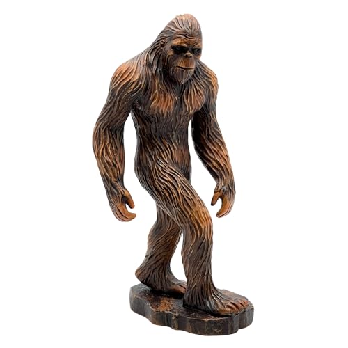 Bigfoot Indoor Outdoor Garden Statue Rustic Sasquatch Figurine Unique Big foot Yard Decor Weather-Resistant UV Protected Bigfoot Gifts for Lawn Patio Home and Office 8.5 Tall