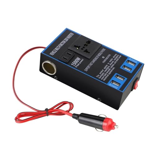 Conversor Inversor Coche CC 12 V A CA 110 V 24 V A CA 220 V Carga Rápida Toma Encendedor Cigarrillos Cargadores USB Enchufes Adaptador Corriente Convertidor Inversor Corriente