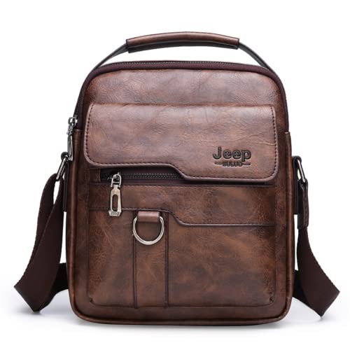 Gutriff Bolso de Hombro para Hombres y Mujeres, Bolso de Mensajero con Estilo Informal para el Trabajo, la Escuela Secundaria, los Viajes y la Universidad Cover