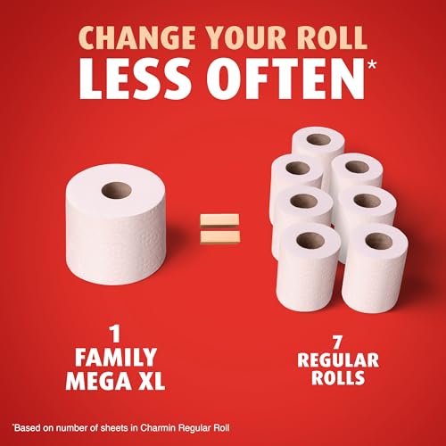 Image of Charmin Ultra Strong Clean Touch Toilet Paper, 12 Family Mega XL Rolls = 84 Regular Rolls