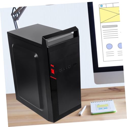 Gabinete de computadora para placa madre Matx mini con diseño de alto flujo de aire compatible con CPU cooler y GPU, compatible con placas Mini ATX para uso prolongado miniatura 7