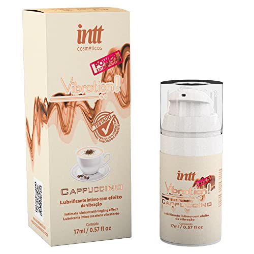 Gel Que Vibra Beijável Cappuccino Vibration Power Extra Forte - Intt