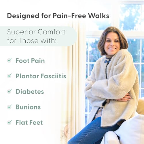 Orthofeet Women's Orthopedic Faux Fur Lined Charlotte Slippers4