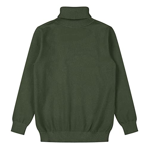 Loyan Kids Boys Turtleneck Sweater Long Sleeve Knit Pullover Sweatshirt Winter Warm Tops School Uniform4