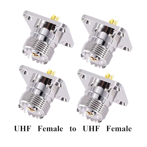 Adaptador coaxial CNARIO UHF hembra 4 piezas miniatura 4