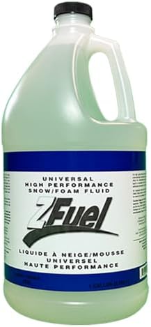Z Fuel ZSL Universal High Performance Snow and Foam Fluid - 3.78 Litres - Works With Any Snow Machine - Long Lasting Effects for Parties, Events, Bars/Clubs, Weddings