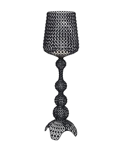 Kartell Lampada da Terra Kabuki, Interno 26 W, Nero, 50ⵁx166 cm, Indoor
