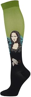 Sports Compression Stockings Famous Painting Socks Compression Socks Outdoor Stretch Socks (S/M,Mona Lisa), Mona Lisa, 5.5-11