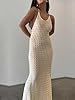 EDOLYNSA Hollow Out Knit Bodycon Backless Crochet ... #5