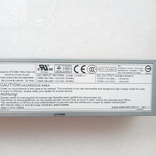 Fuente de alimentación PSU 750W PWS-703P-1R sustitución miniatura 3