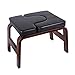ChengBeautiful Taboret do jogi taboret do jogi pomoc w praktyce bezciśnieniowe odwrócone krzesło antypoślizgowe drewniane ławki do medytacji krzesło inwersyjne idealne do treningu fitness (kolor: Czarny, rozmiar: 47 x 39 cm)
