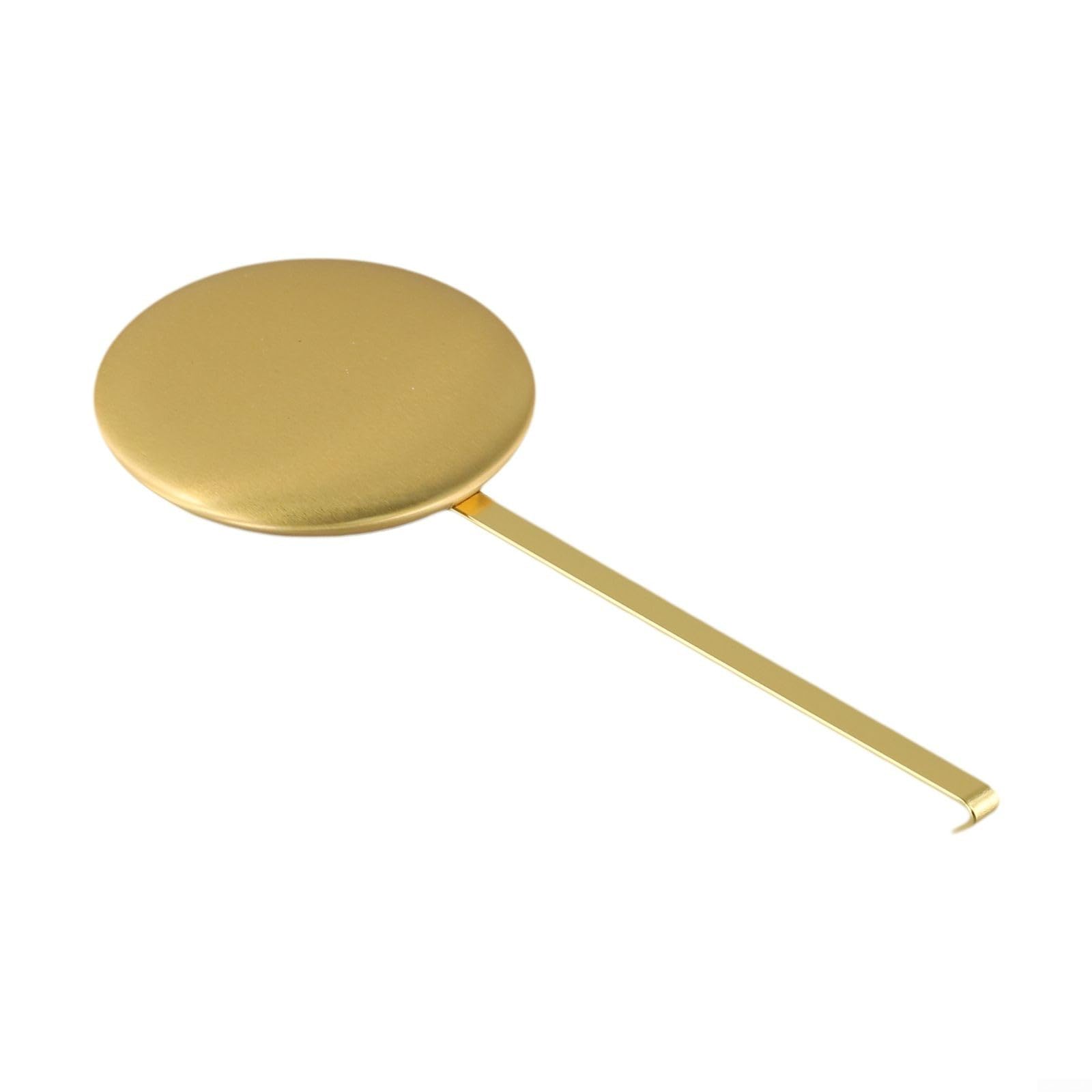 Pendolo in metallo movimento oscillante al quarzo accessori per orologio da parete oro lucido parti di ricambio fai da te con diametro 6,1 cm e lunghezza 15,9/21,6 cm (lunghezza 150 mm)