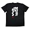 Tシャツ黒ｘ文字白