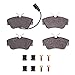 Dynamic Friction Company 5000 Advanced Brake Pads - Low Metallic and Hardware Kit