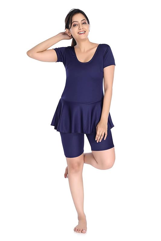 R LONSports Swimsuit/Swimming Costume ONE Piece Frock Style for Women and Girls