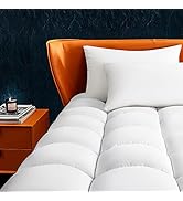 Shilucheng Mattress Topper,Cooling Mattress Pad for Back Pain, Extra Thick Breathable Pillow Top ...