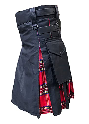 McWilliams Kilt for Men Scottish Hybrid Sports Utility Mens Kilt, Royal Stewart Hybrid, 48 - Image 2