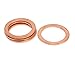 Aexit 4pcs 30mmx40mmx1.5mm Quality Parts Copper Flat Ring Sealing Crush Washer Gasket Model:15as199qo42